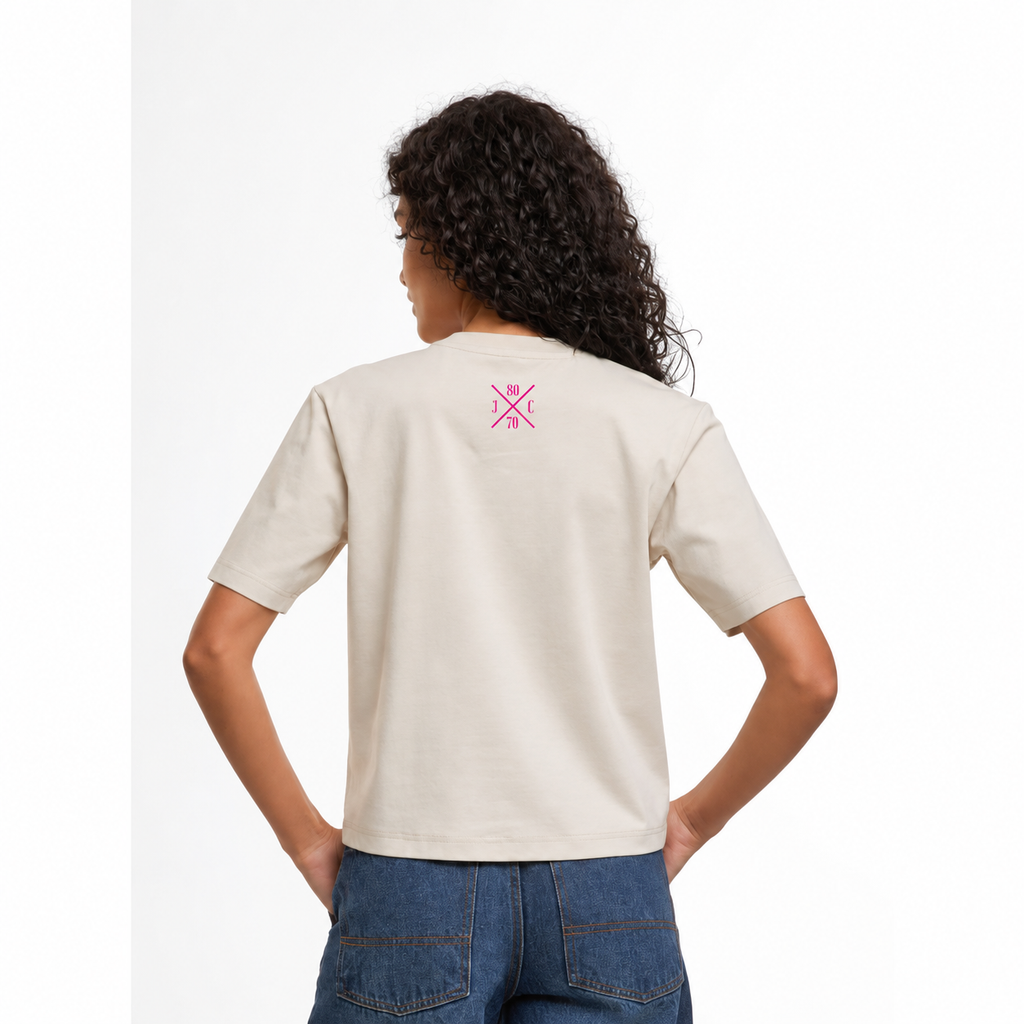 T- Shirt 8070CC Damen Loose Fit Tee Cloud