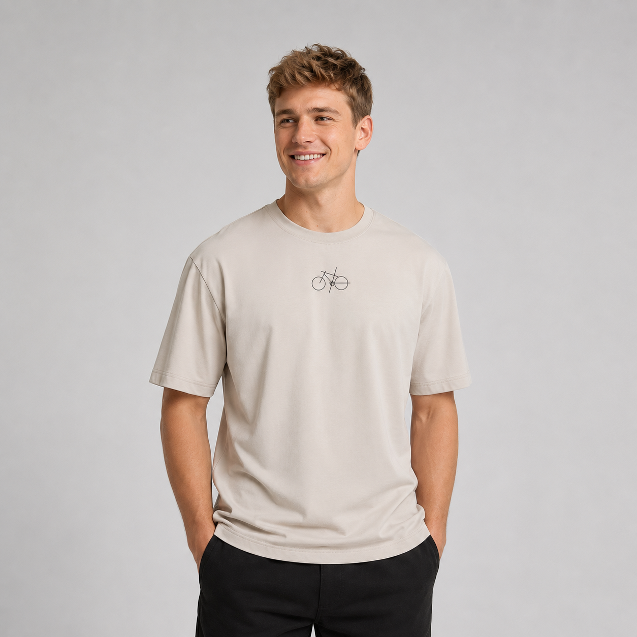 Abstrakt Bike Loose Fit Tee