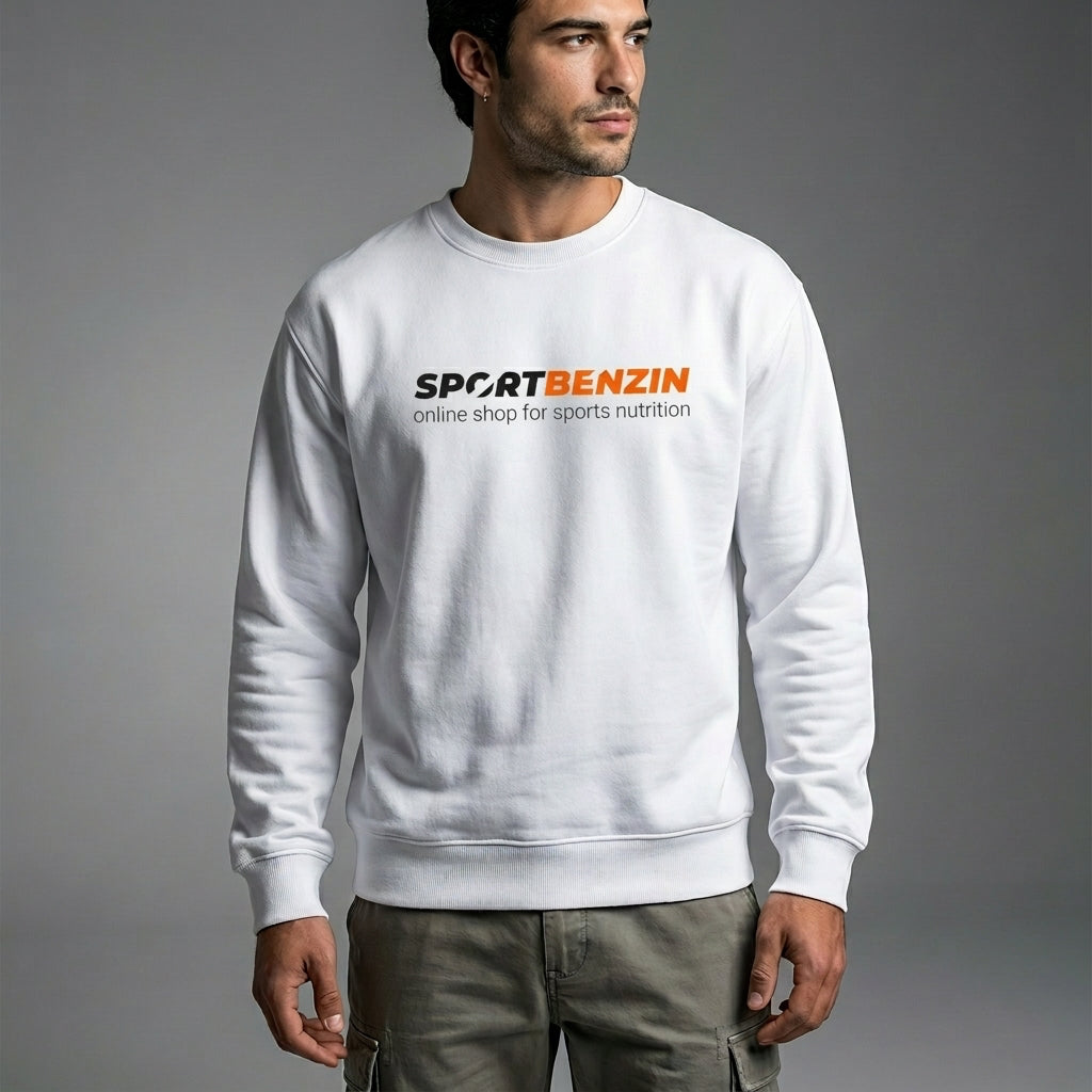 SPORTBENZIN Crewneck weiss