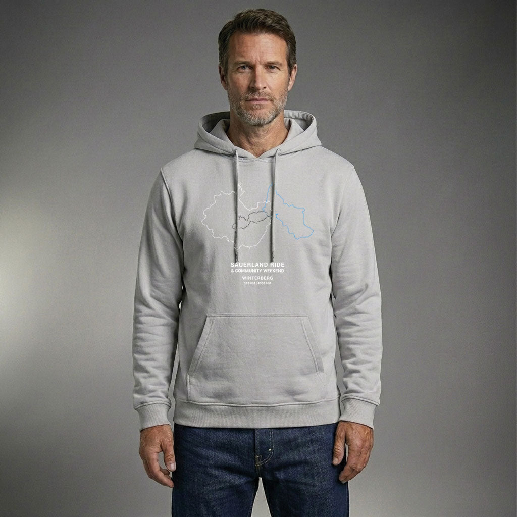 SauerlandRIDE - 3 Routen Hoodie lightasphalt
