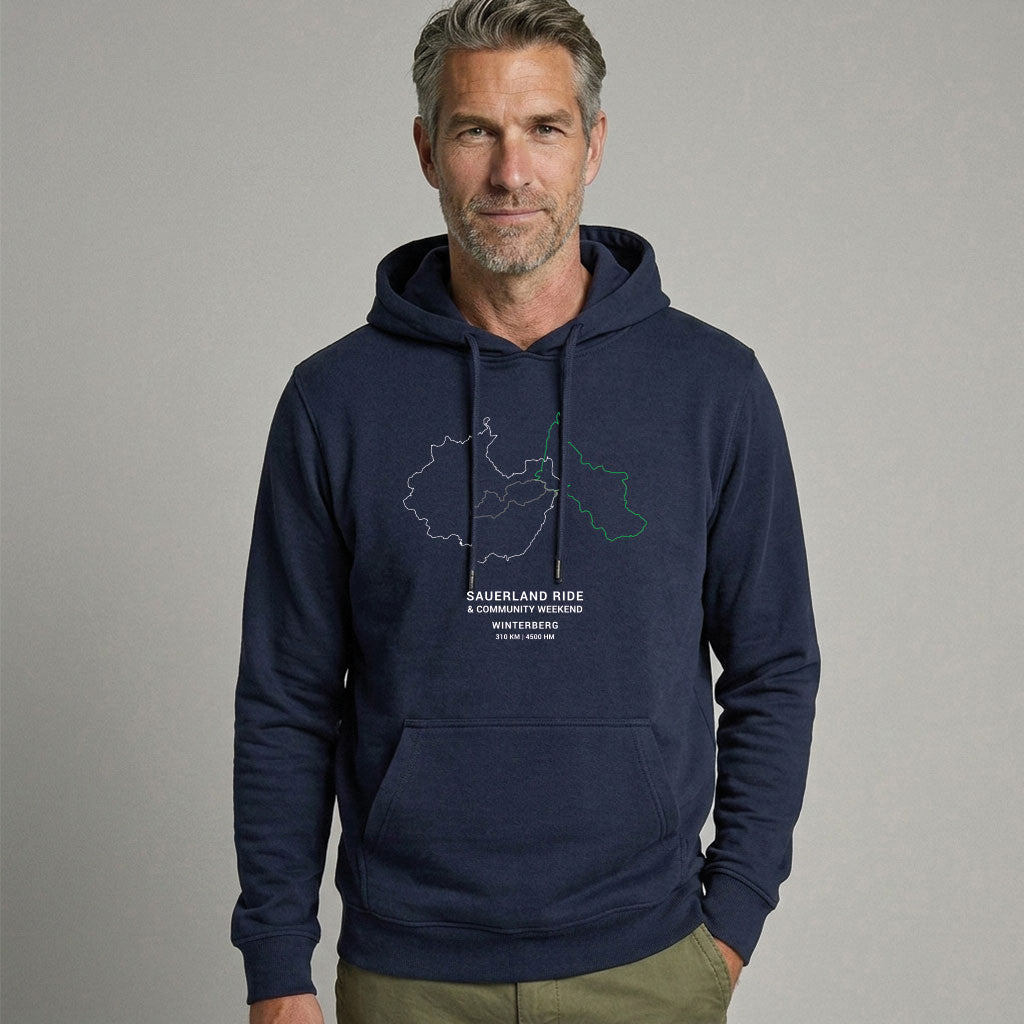 SauerlandRIDE - 3 Routen Hoodie navy