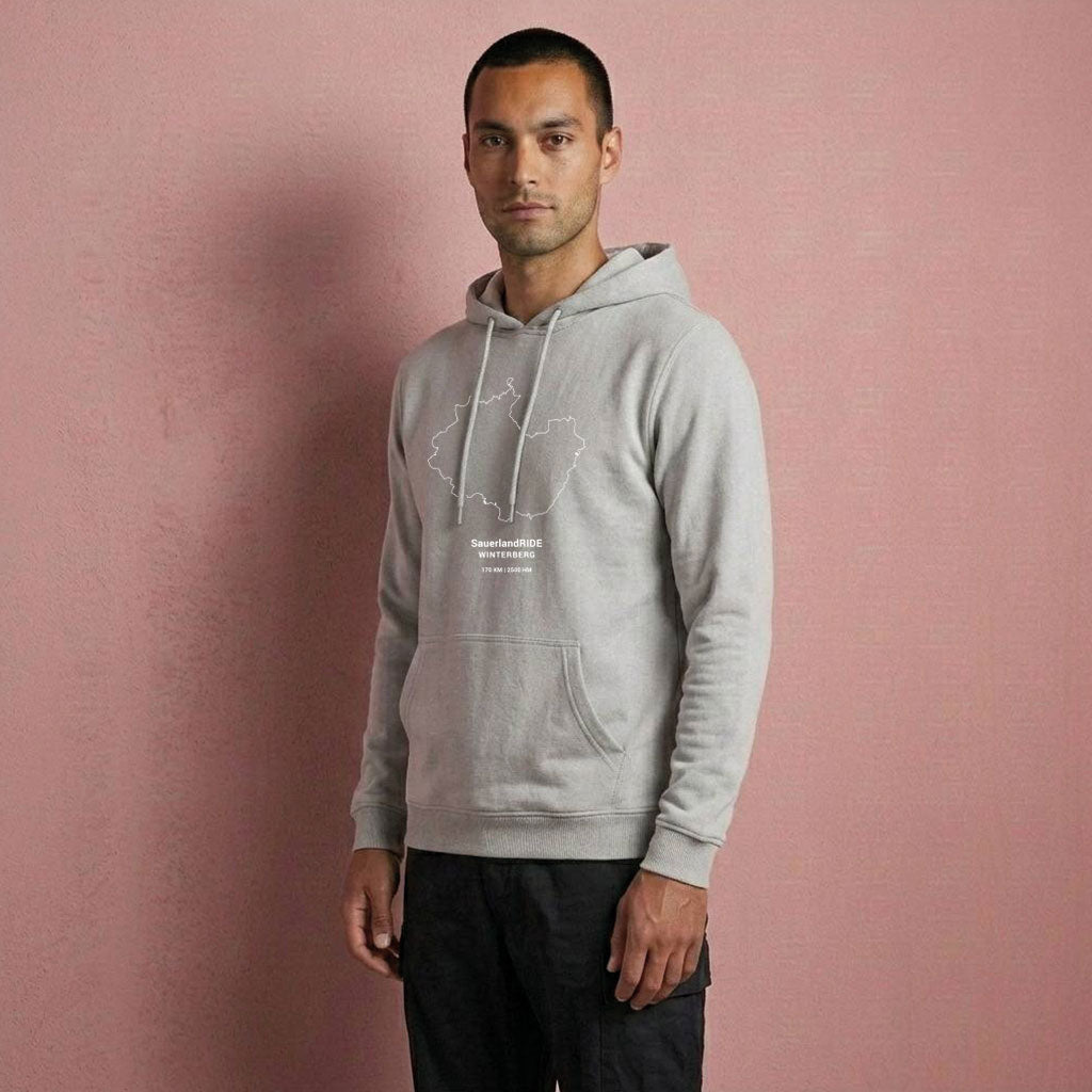 SauerlandRIDE Hoodie lightasphalt