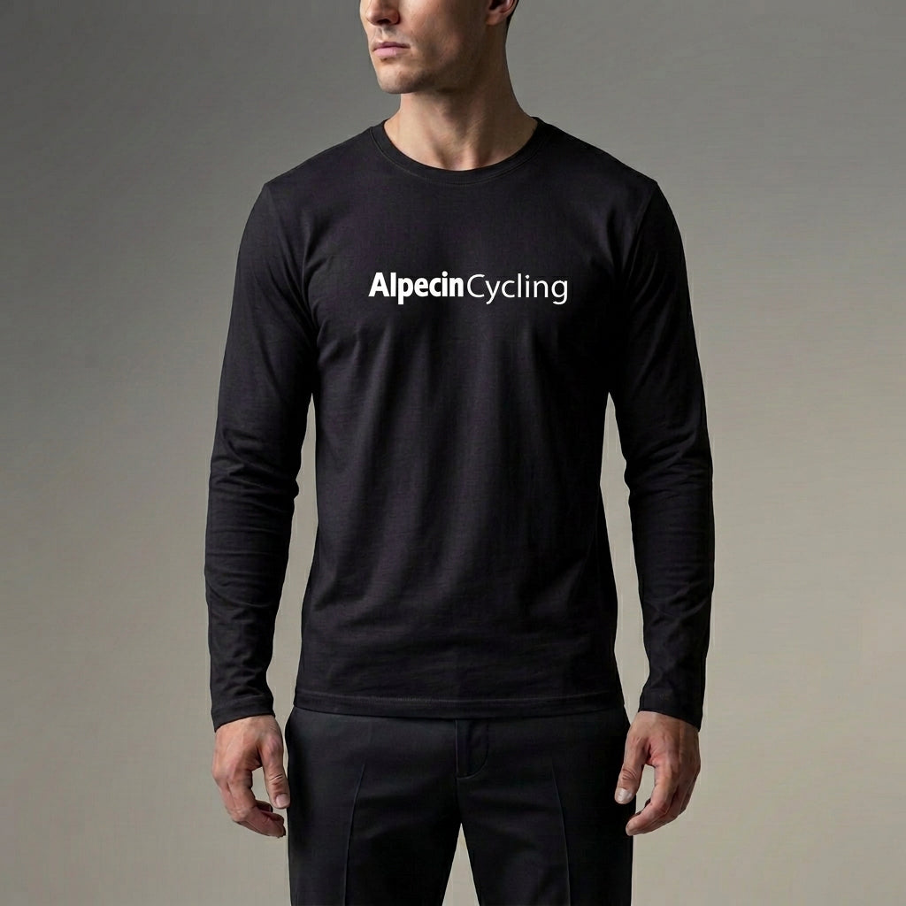 Alpecin Cycling Longsleeve Logo groß