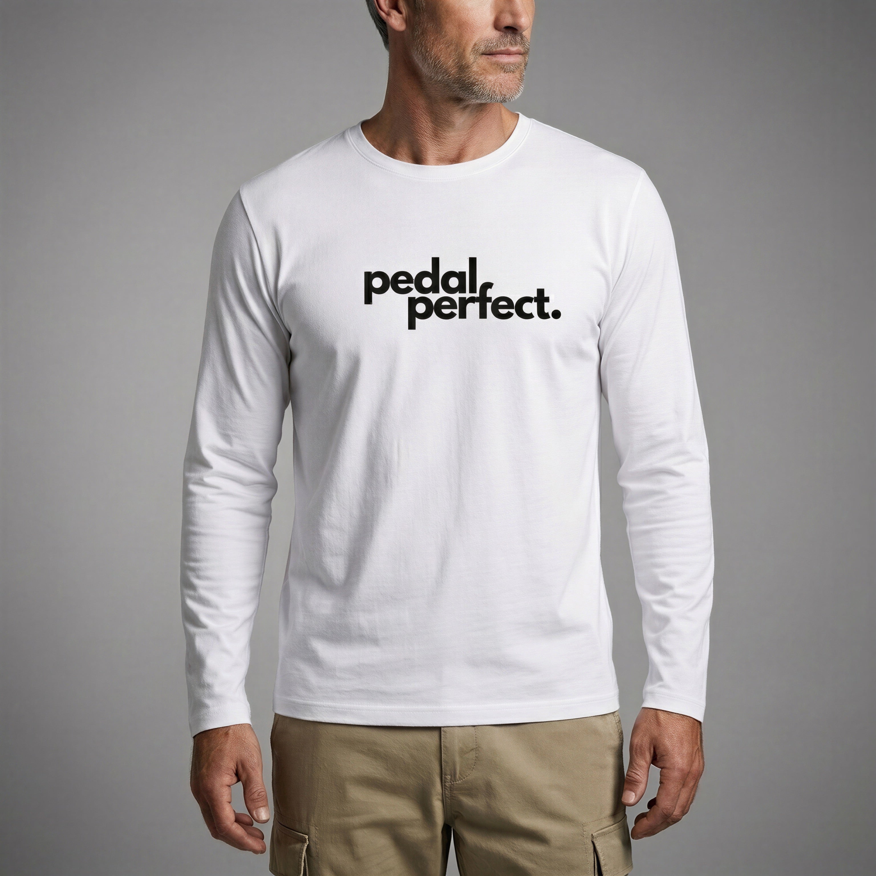 Pedal Perfect Longsleeve Logo gross