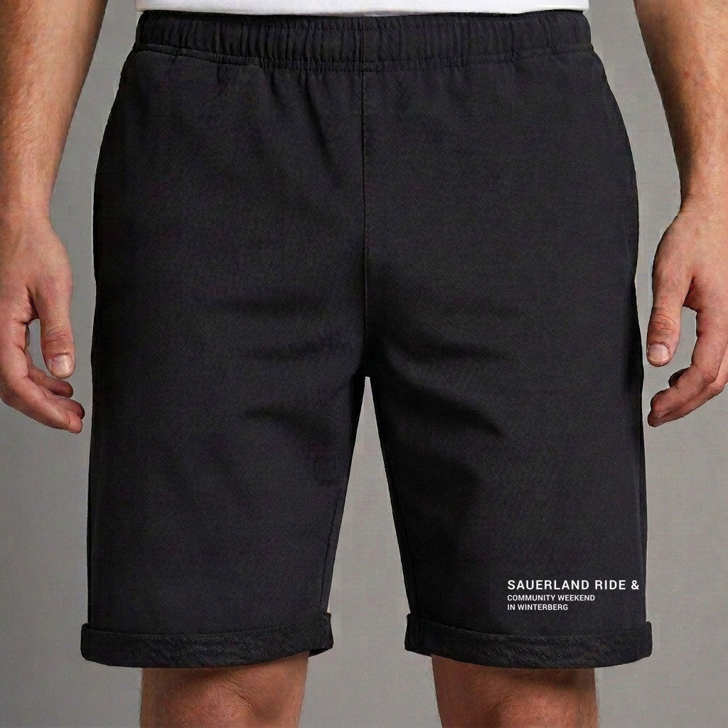 SauerlandRIDE Sport Sweat Short Logo front/back