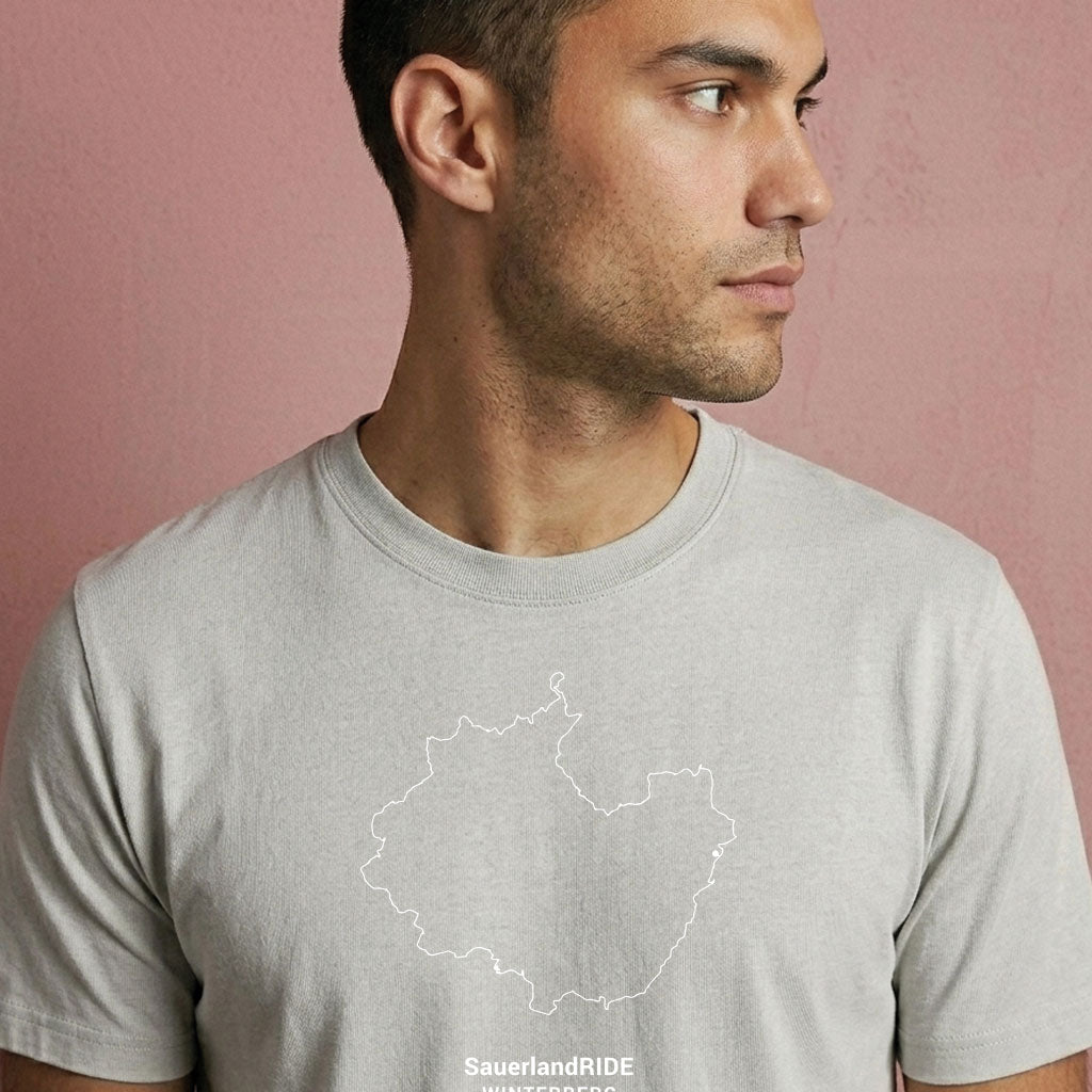SauerlandRIDE T-Shirt lightasphalt