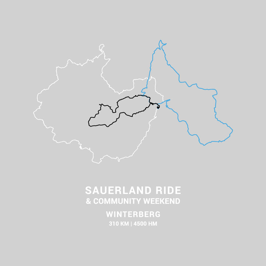 SauerlandRIDE - 3 Routen T-Shirt lightasphalt