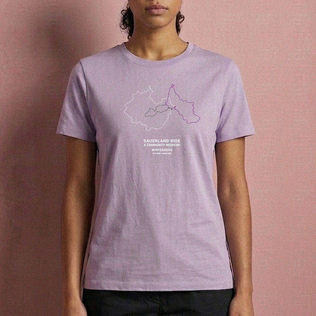 SauerlandRIDE - 3 Routen T-Shirt lila