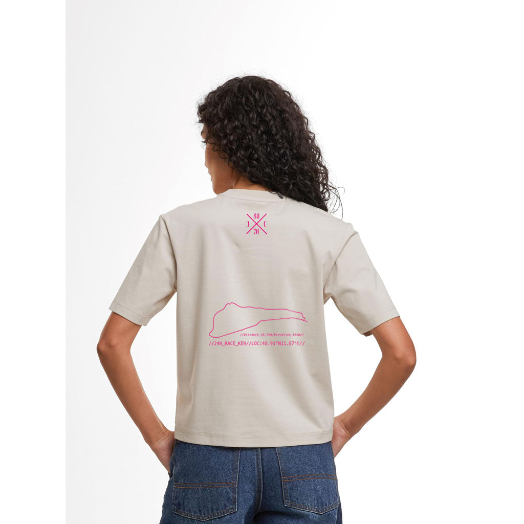 T- Shirt 8070CC Damen Loose Fit Tee Cloud