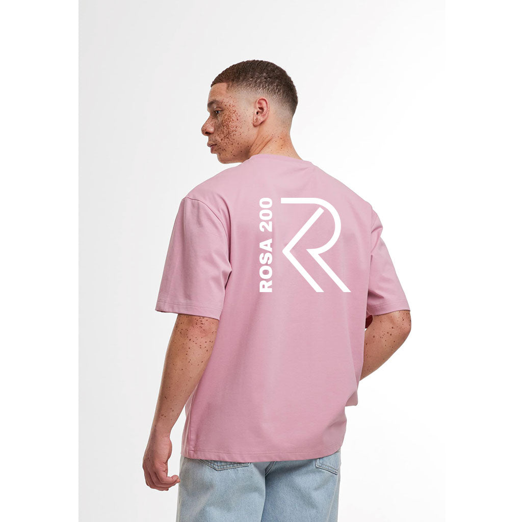 T- Shirt PASTA-PASSIONE- PELOTON Loose Fit Tee Dustypink