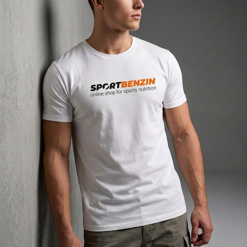 SPORTBENZIN T-Shirt weiß