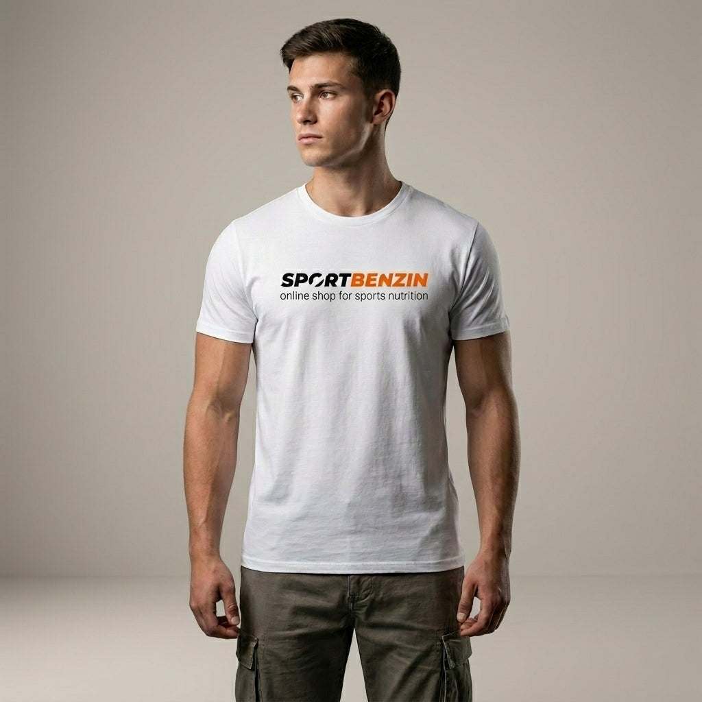 SPORTBENZIN T-Shirt weiß