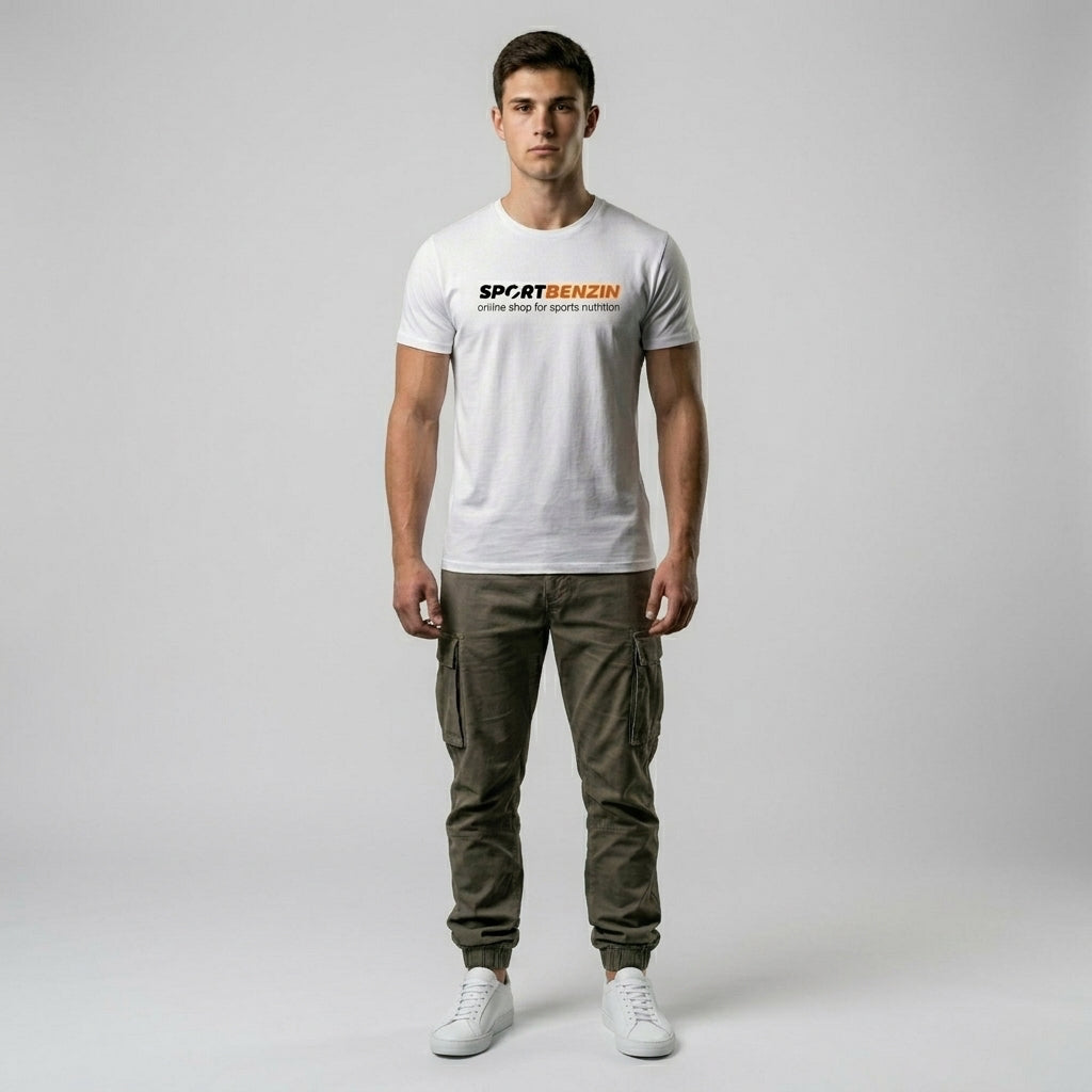 SPORTBENZIN T-Shirt weiß