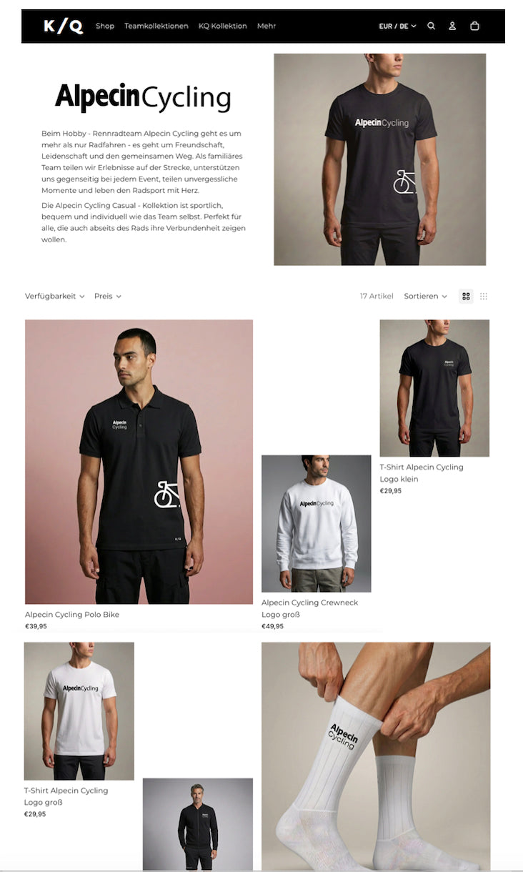 Team cycling collection