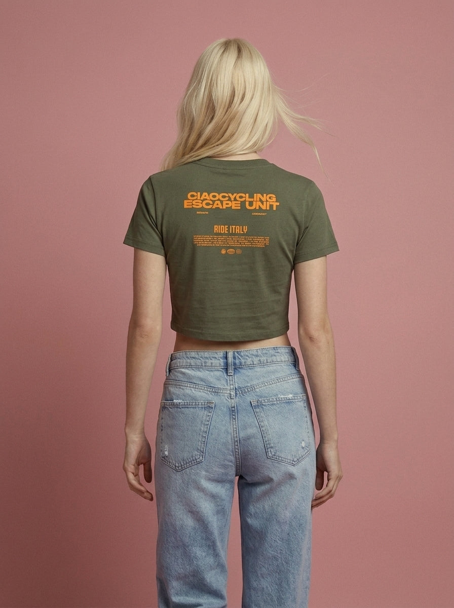 ciaocycling. Cropped Shirt - Escape Unit