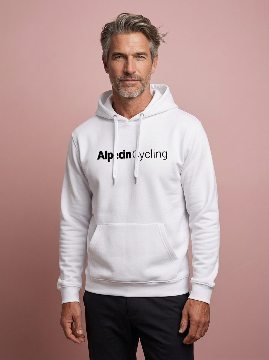 Alpecin Cycling Hoodie weiß