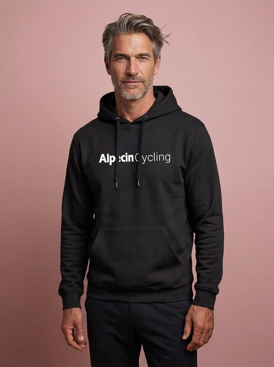 Alpecin Cycling Hoodie weiß