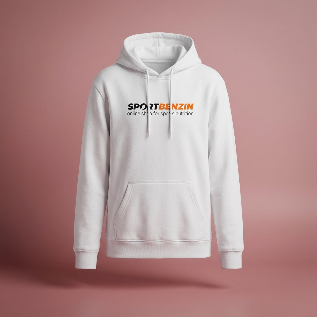 SPORTBENZIN Hoodie weiß