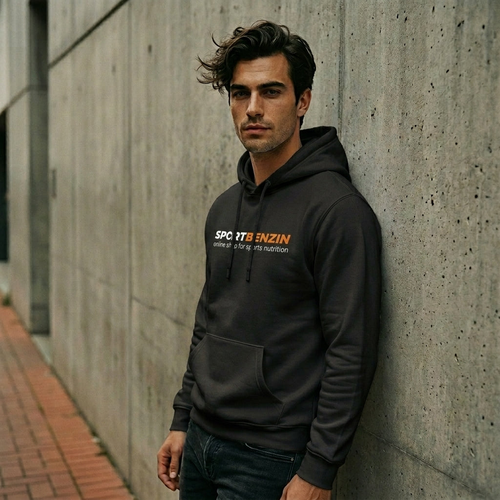 SPORTBENZIN Hoodie schwarz