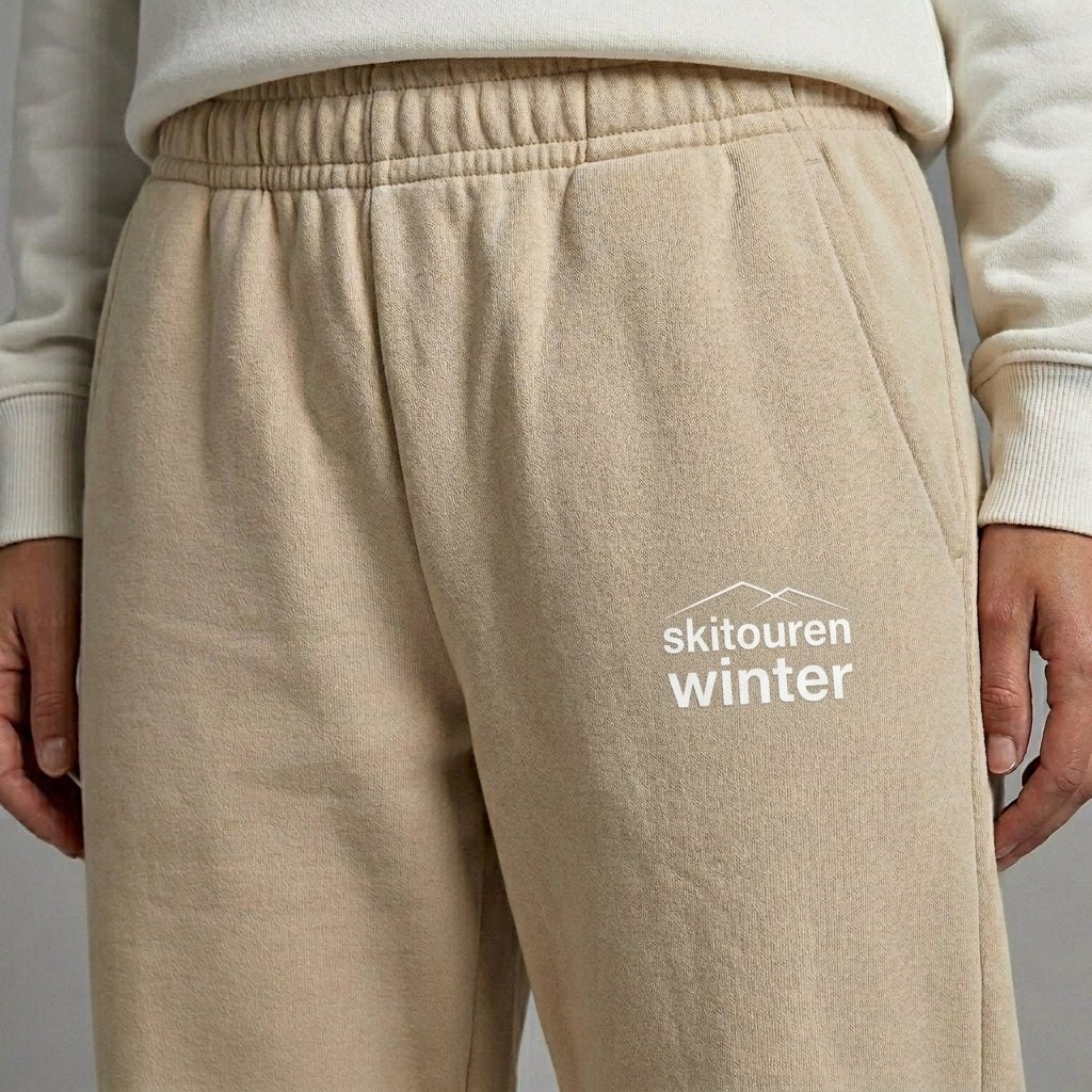 #DEINskitourenwinter Sweatpants sand