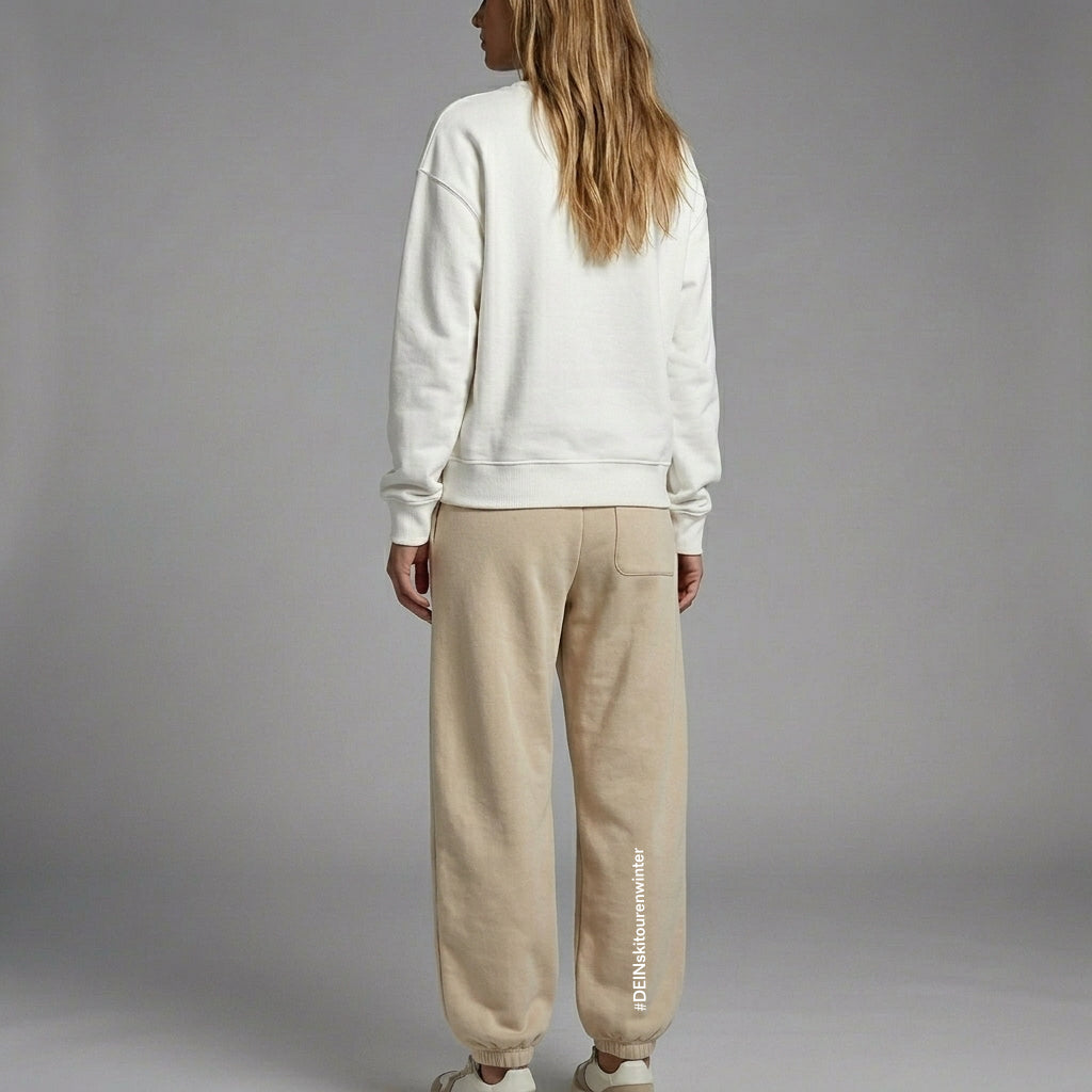 #DEINskitourenwinter Sweatpants sand