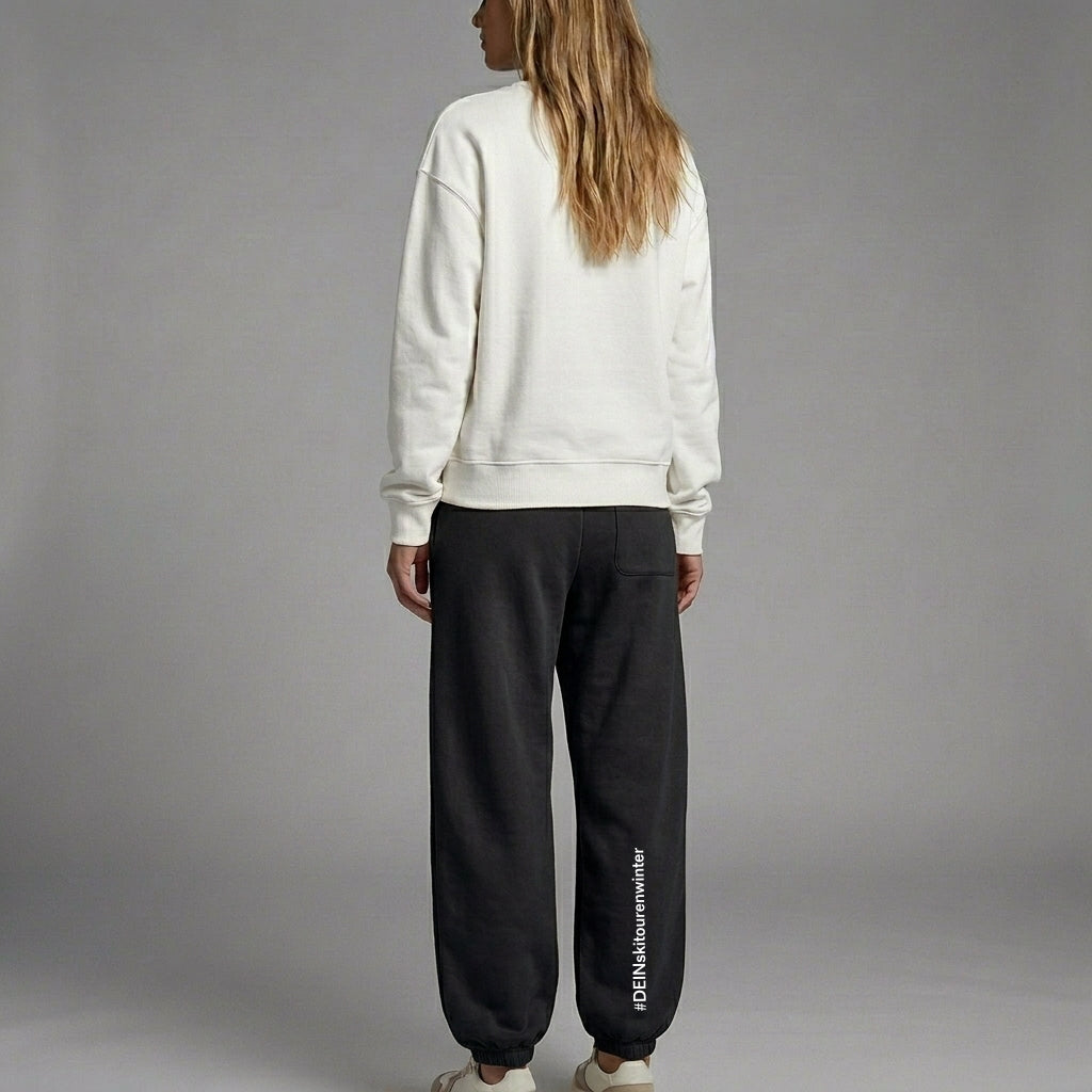 #DEINskitourenwinter Sweatpants schwarz