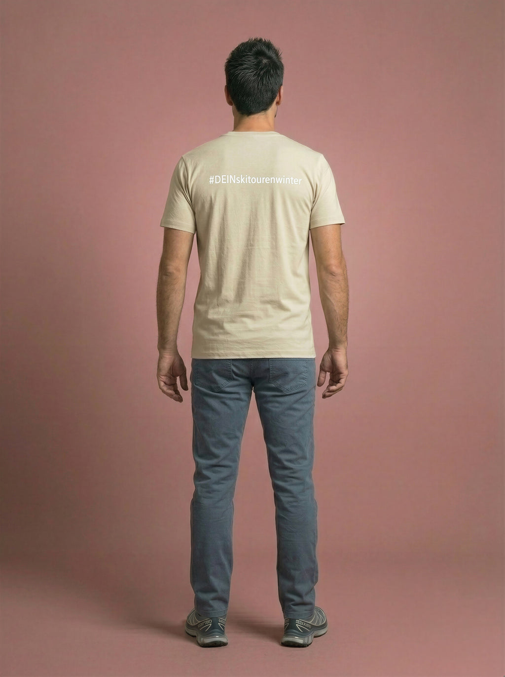 #DEINskitourenwinter T-Shirt sand